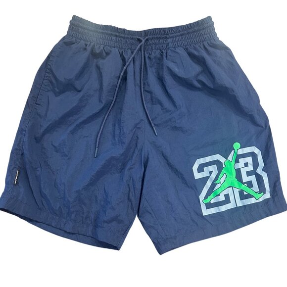Nike Jordan Retro 13 Navy Men's Basketball Shorts Medium EUC - Picture 1 of 6
